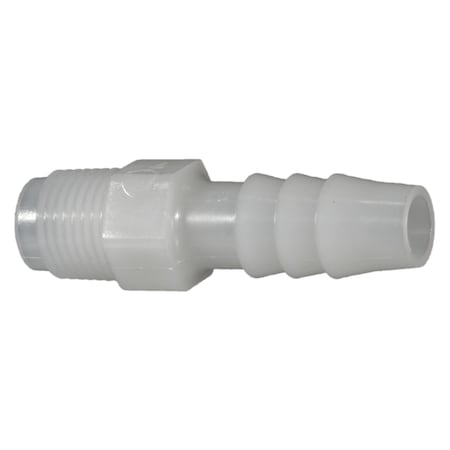 Midwest Fastener 5/16" x 1/8MIP Nylon Plastic Hose Barbs 8PK 66485